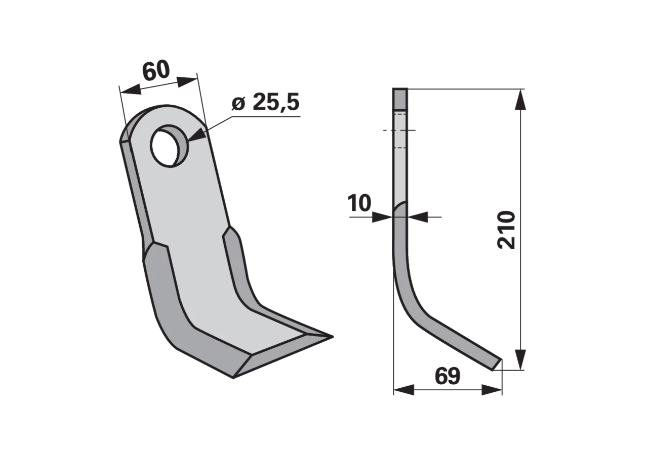 Y-Messer – passend für Breviglieri 55202 GartenShop24