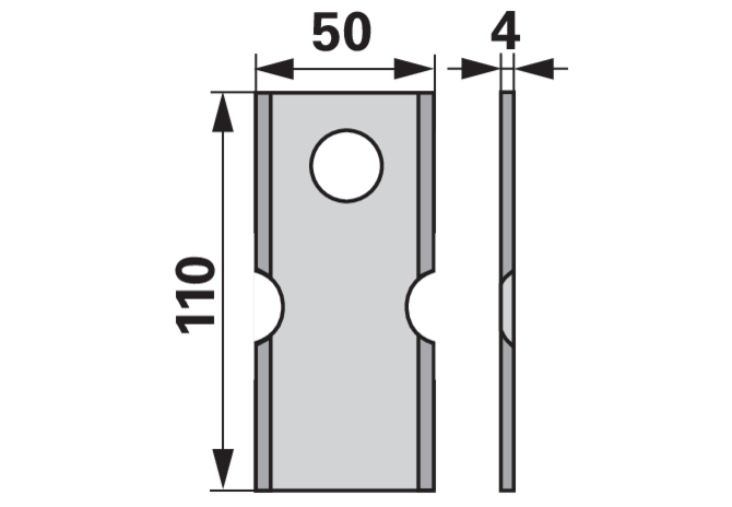 Schlegelmesser – passend für JF 2010-027A MWS