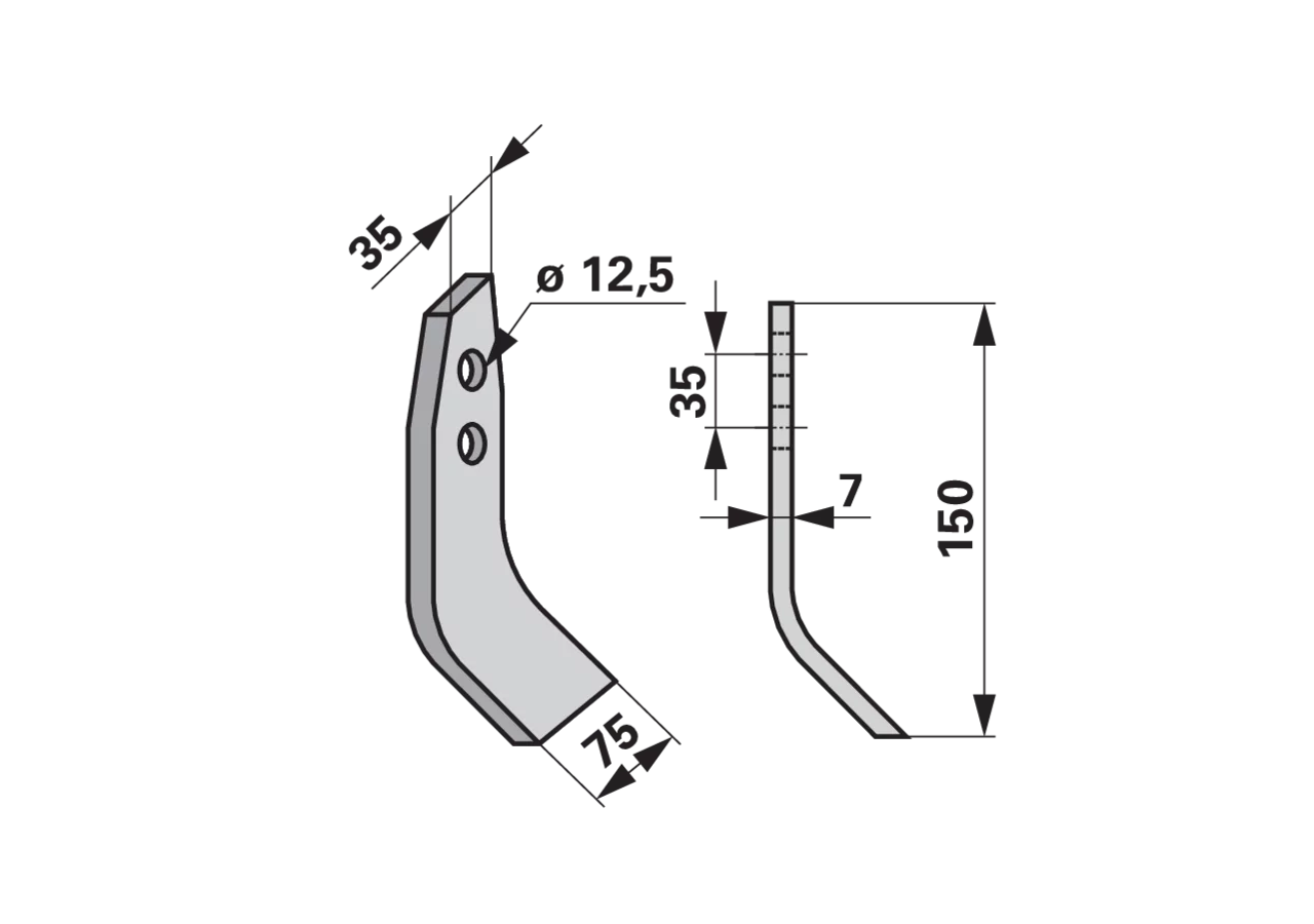 Schlegelmesser – passend für Gyro 12170100 GartenShop24