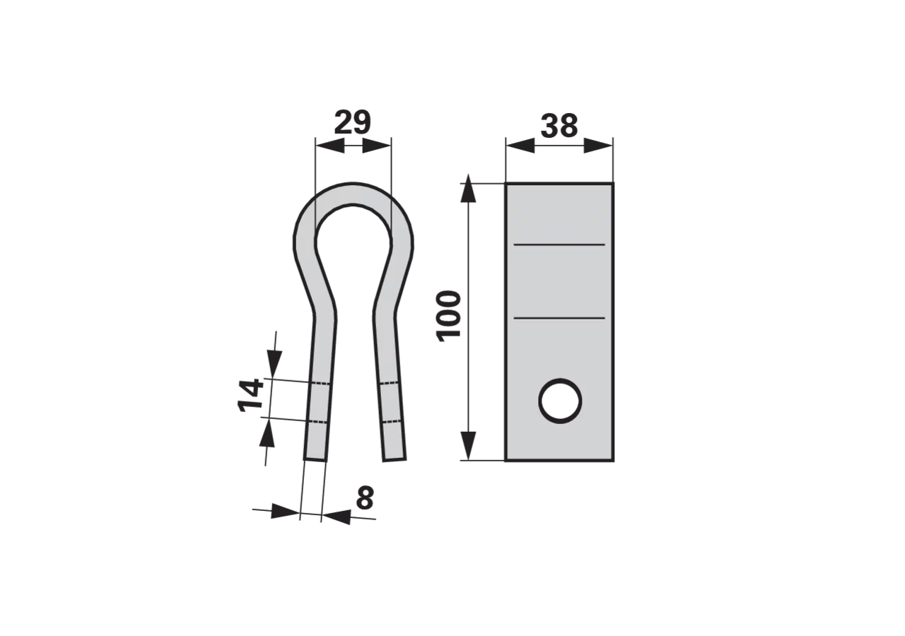 Halter – passend für Taarup 40880000 GartenShop24