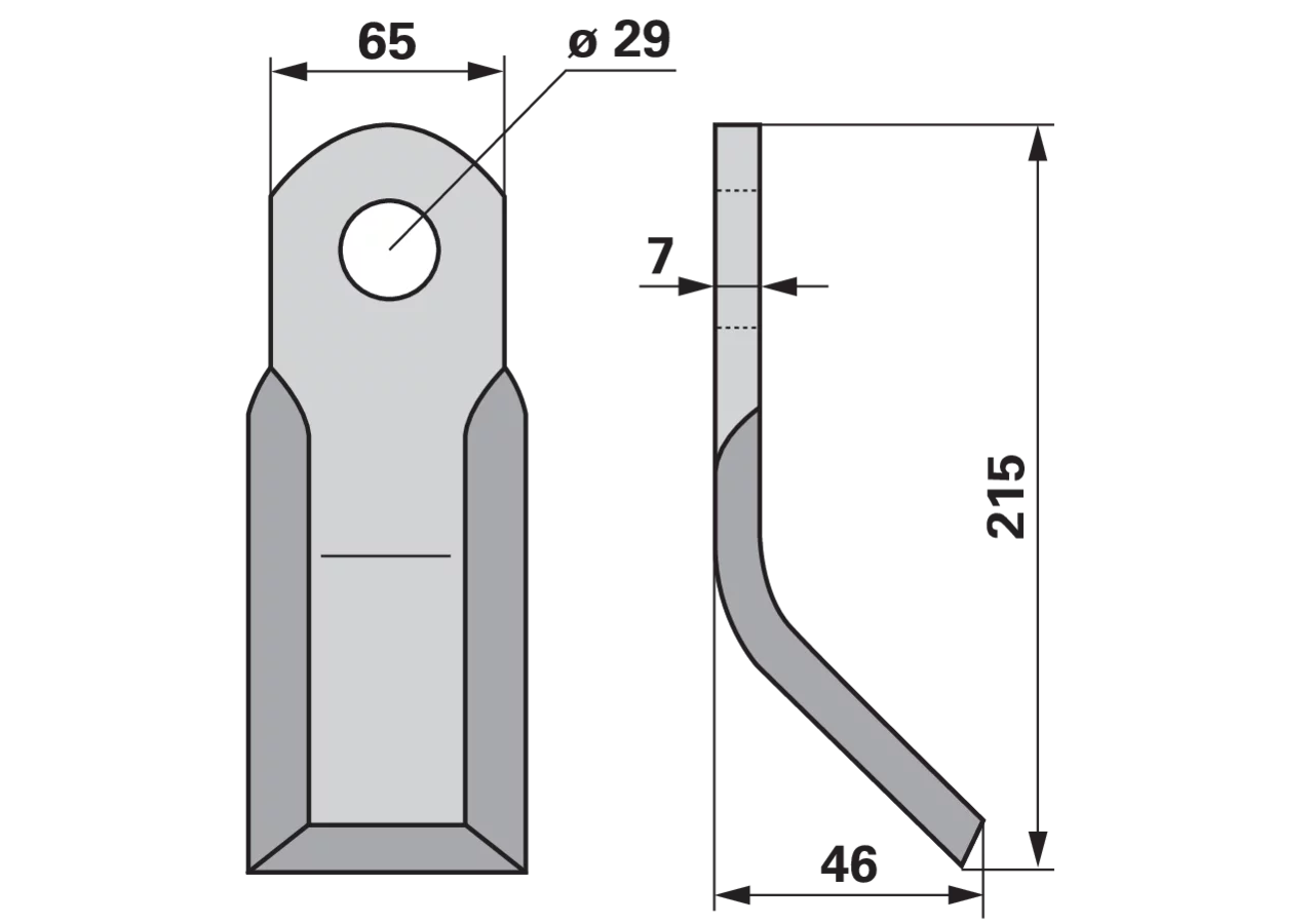 Y-Messer – passend für Taarup 50507100 GartenShop24