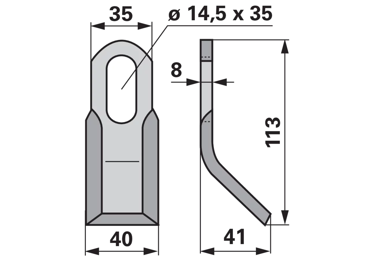 Y-Messer – passend für Bomford 09.528.01 GartenShop24