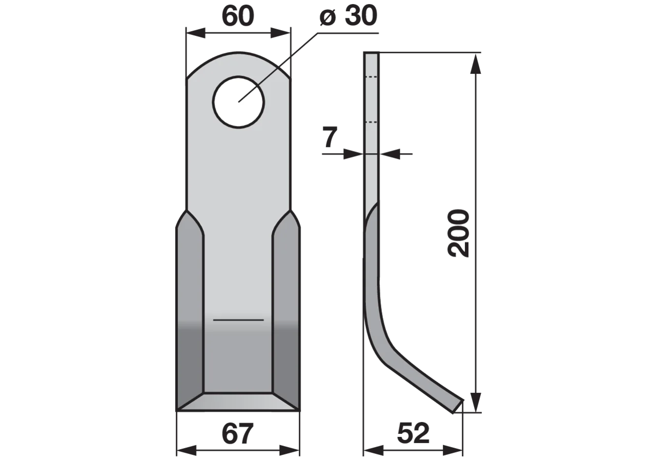 Y-Messer Breite 53 mm GartenShop24