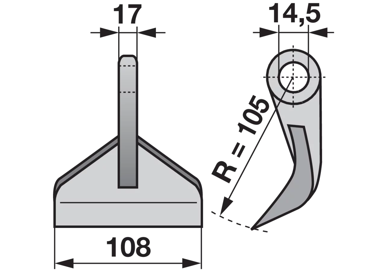 Schlaghammer B=108 H=105 Lo=14,5 GartenShop24
