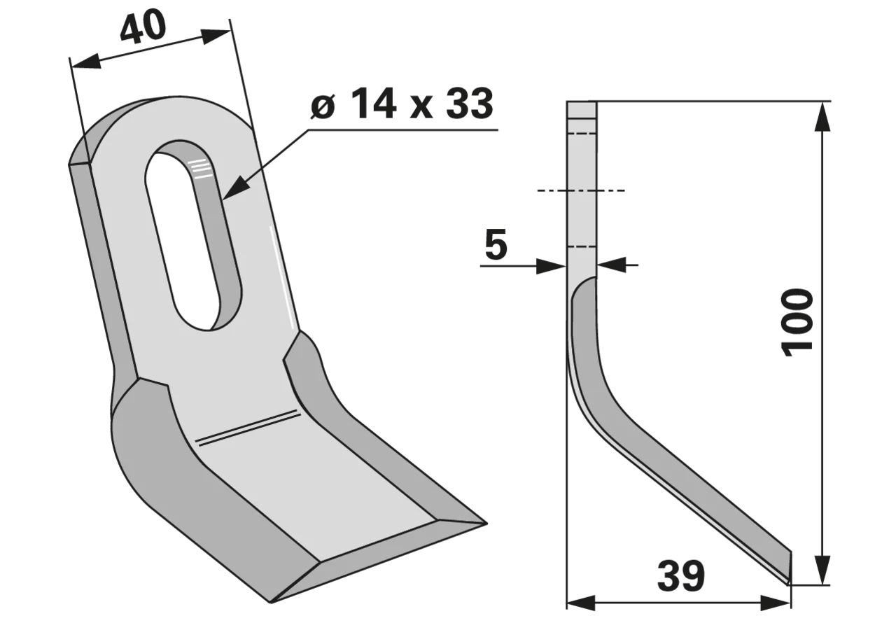 Y-Messer – passend für Berry DB48 GartenShop24