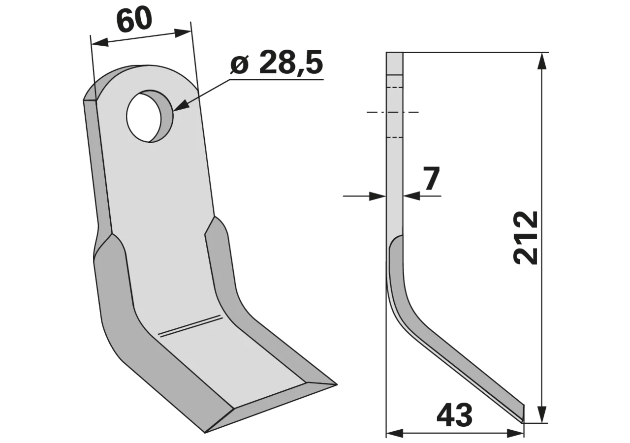 Y-Messer – passend für Sauerburger 0.006.00.1943 GartenShop24