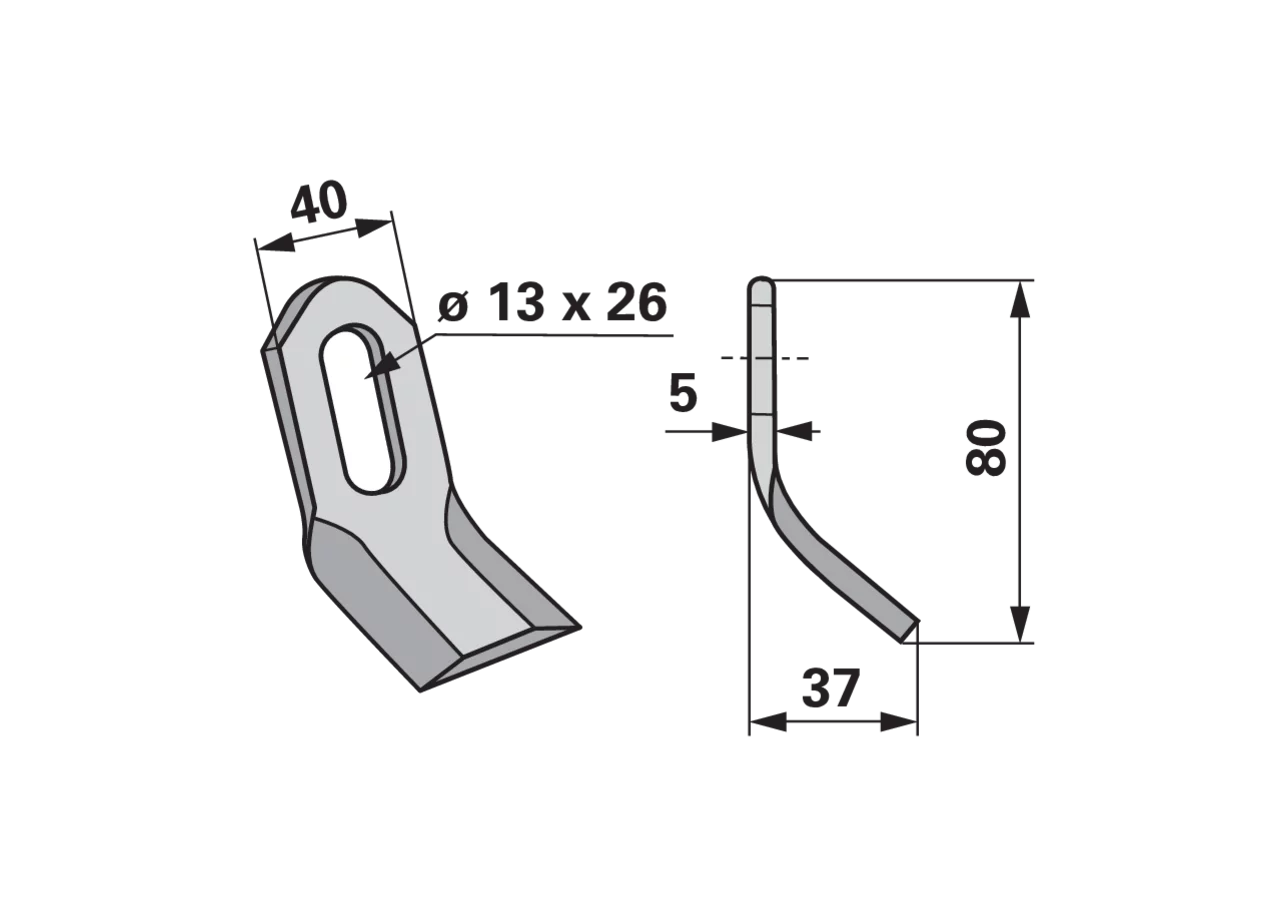 Y-Messer – passend für Ferri 0901133 GartenShop24