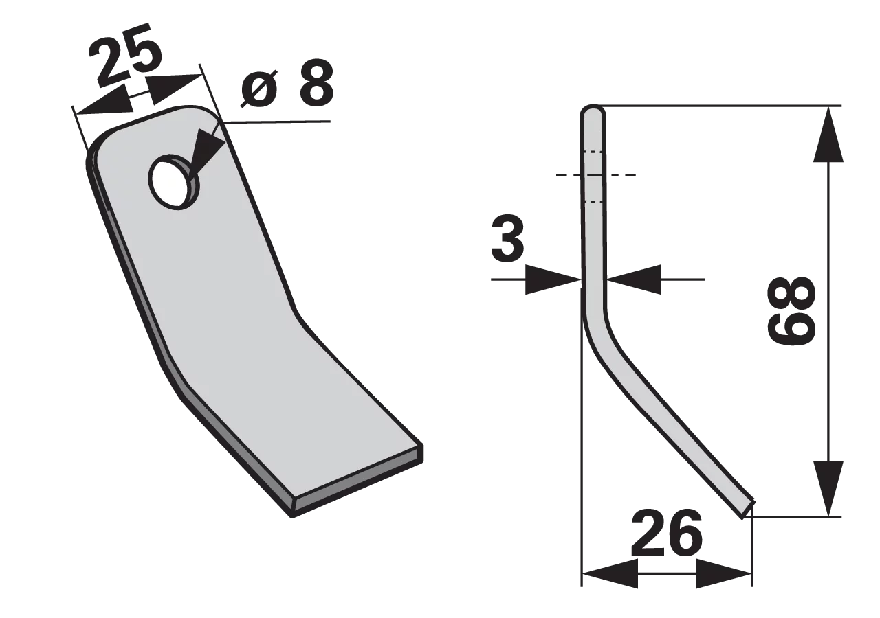 Y-Messer – passend für Köppl GT10-70 GartenShop24