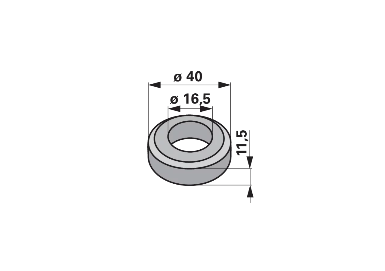 Buchse – passend für Kuhn J1891017 GartenShop24