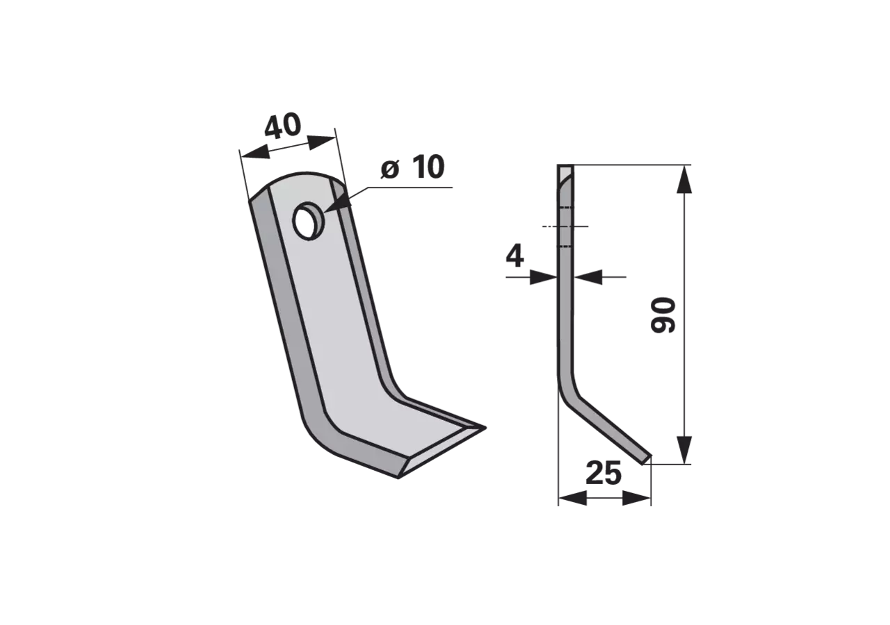 Y-Messer – passend für Agria 490196 GartenShop24