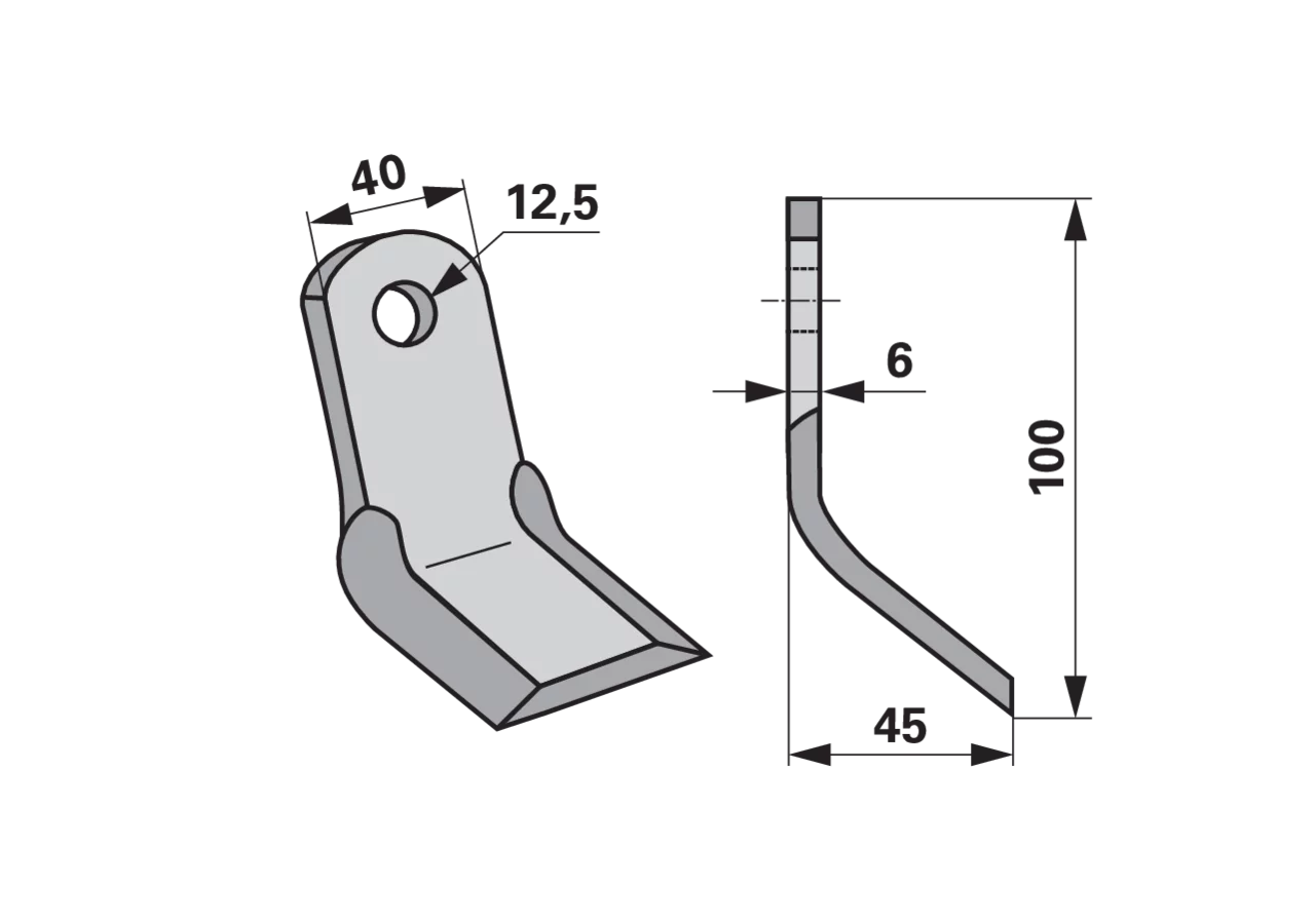 Y-Messer – passend für Energreen E00901324500 GartenShop24