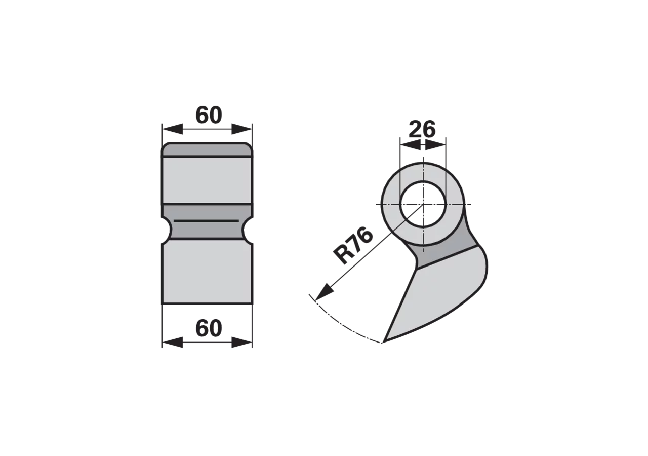 Schlaghammer B=60 H=76 Lo=26 GartenShop24