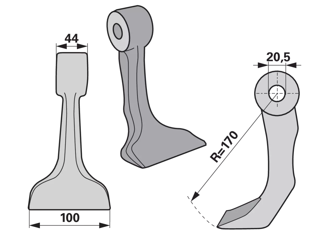 Schlaghammer – passend für Berti MT3507 GartenShop24