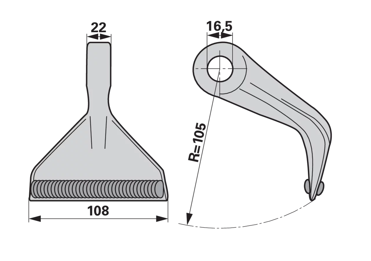 Schlaghammer PTA beschichtet – passend für Vogel und Noot 933000009 GartenShop24