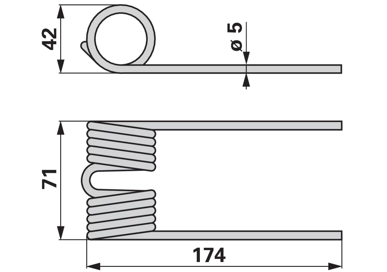 Pick-up-Zinke – passend für Case 87035576 GartenShop24