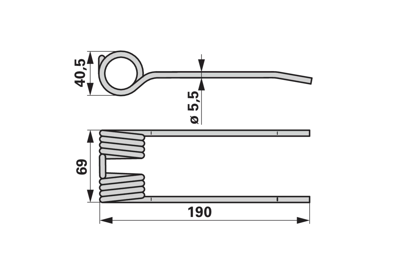 Pick-up-Zinke – passend für Claas 918238.0 GartenShop24