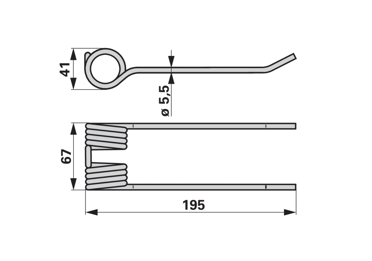 Pick-up-Zinke – passend für Claas 918239.0 GartenShop24