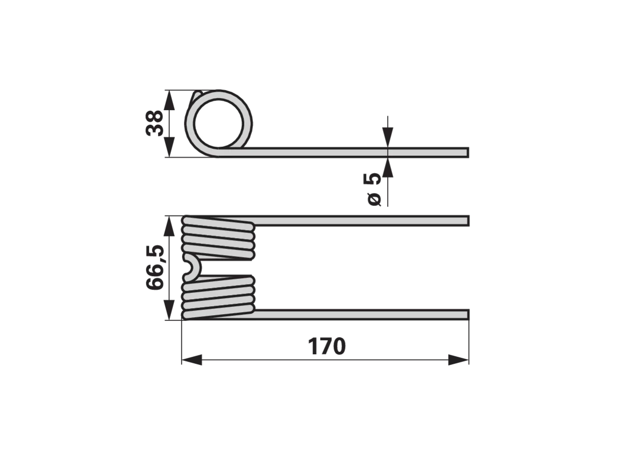 Pick-up-Zinke – passend für Deutz Fahr 1661 8933 GartenShop24