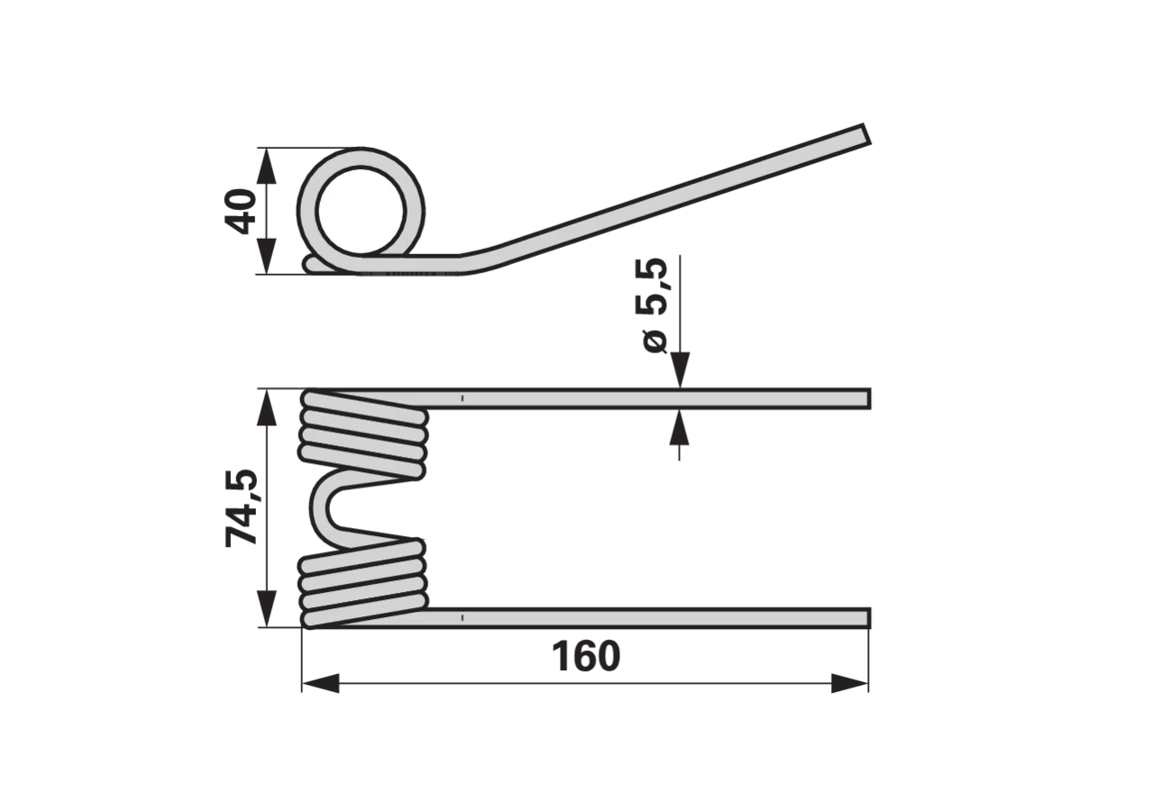 Pick-up-Zinke – passend für Krone 938040.3 GartenShop24