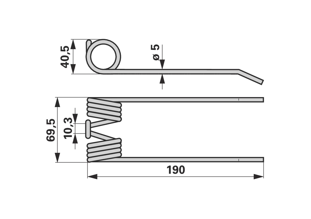 Pick-up-Zinke – passend für Welger 0940.52.25.00 GartenShop24