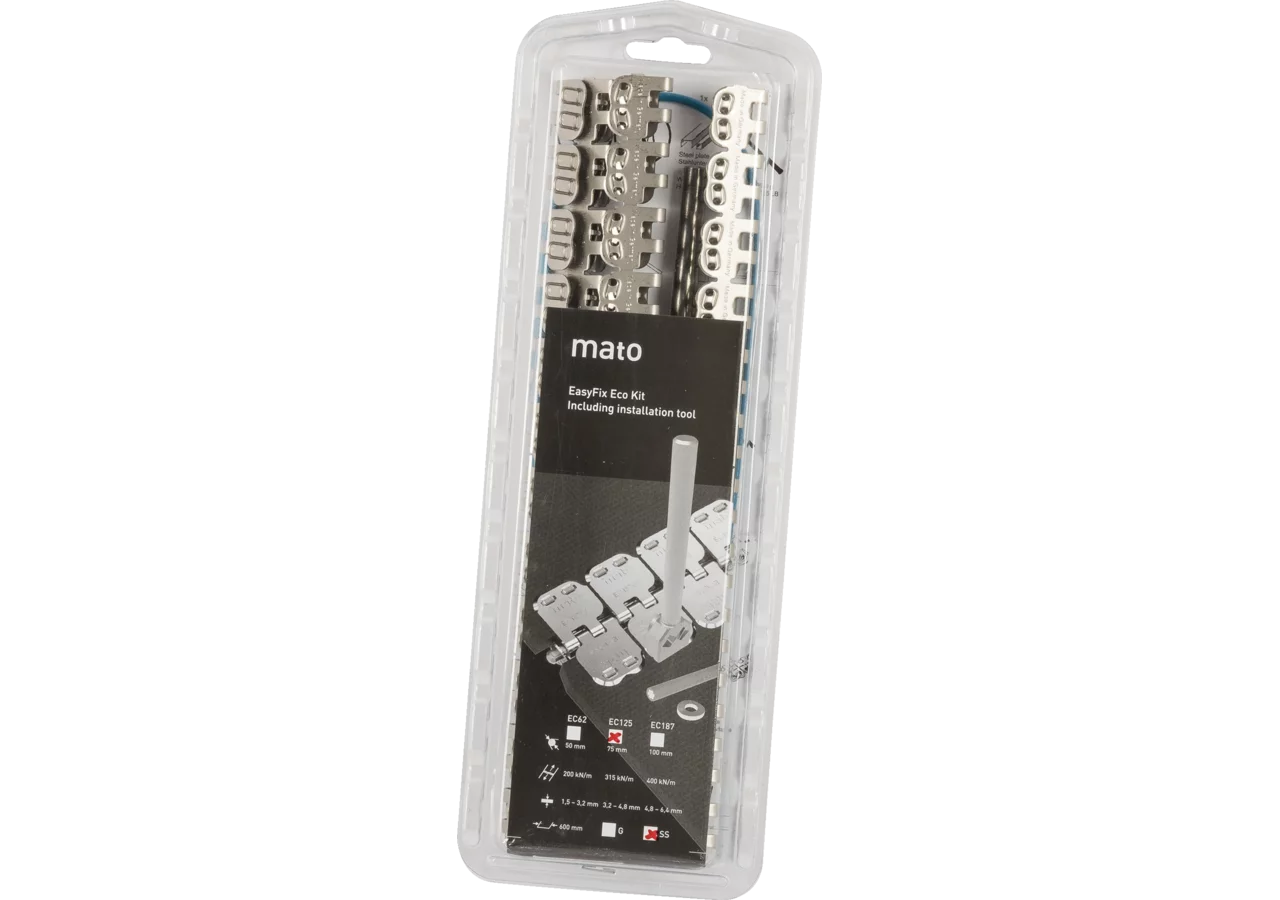 Riemenverbinderset Edelstahl, EFEK125-SS Mato