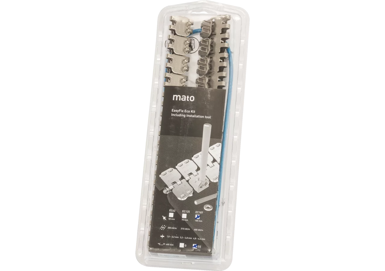 Riemenverbinderset Edelstahl, EFEK187-SS Mato