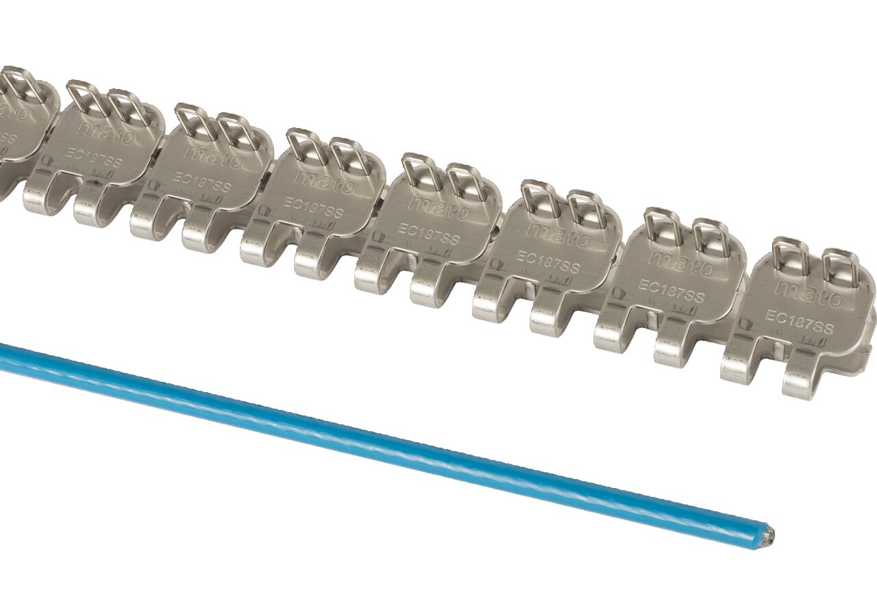 Riemenverbinderset 300 mm, Edelstahl, EC187SS - 300NCS Mato