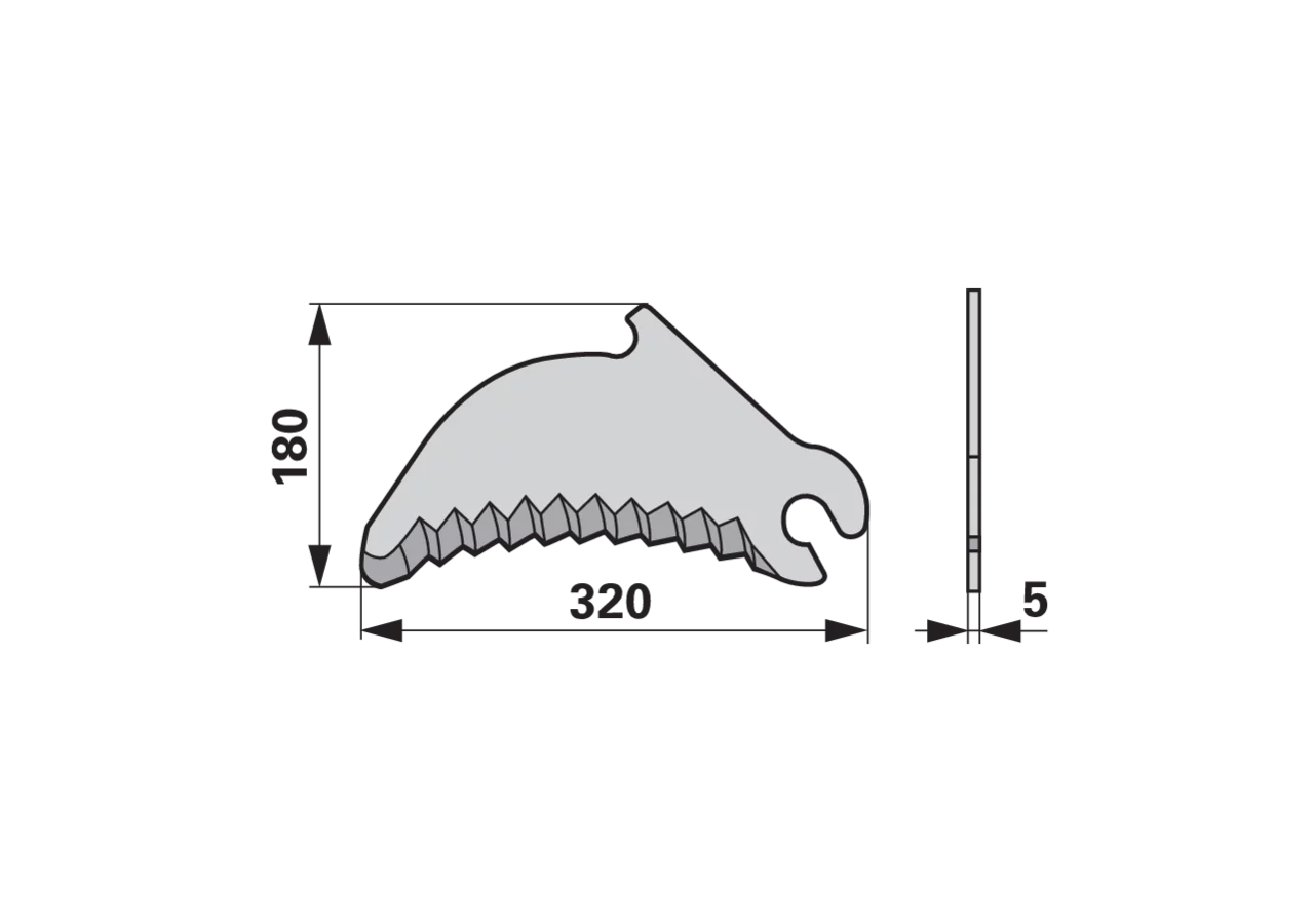 Pressenmesser – passend für New Holland 84058219 GartenShop24