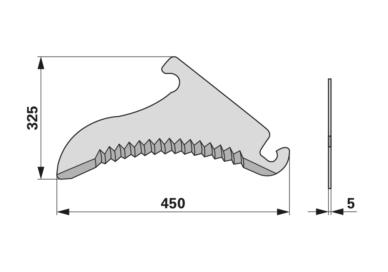Pressenmesser – passend für Claas 864.480.0 GartenShop24
