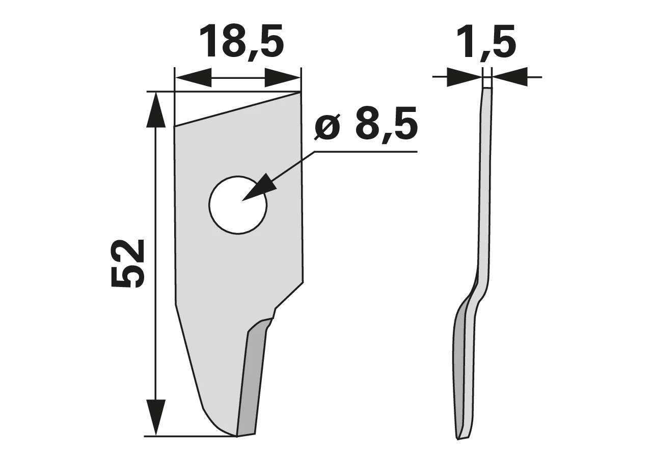 Garnmesser – passend für Claas 0000000121 GartenShop24