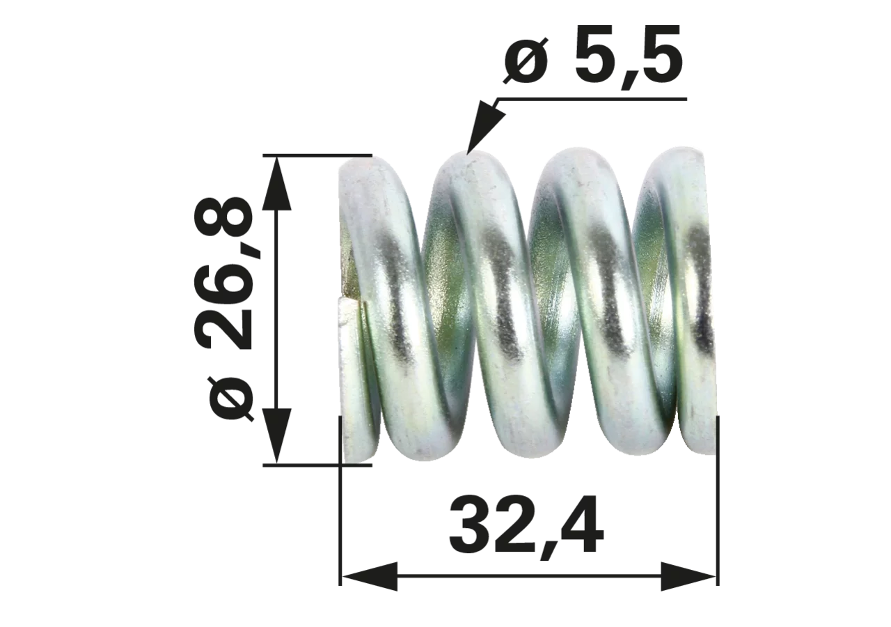 Druckfeder – passend für Claas 0000000781 GartenShop24