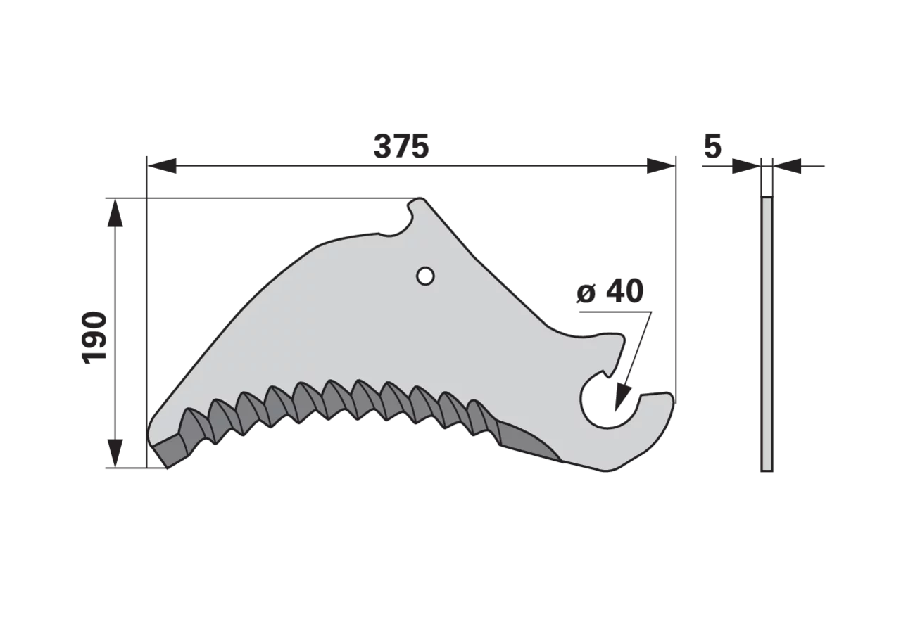 Pressenmesser – passend für Claas 2697448.0 FRANK