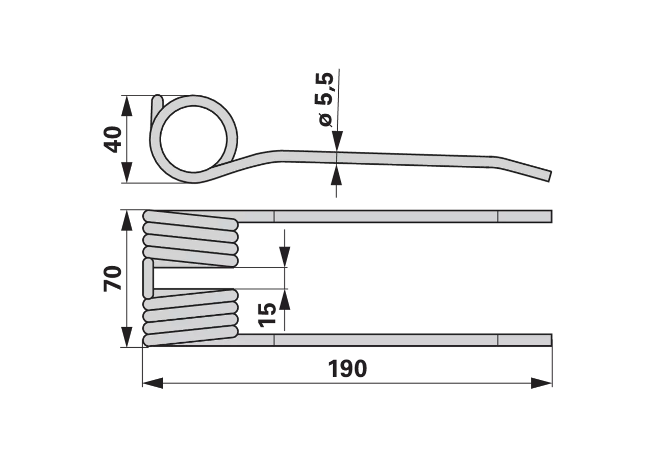 Pick-up-Zinke – passend für McHale CTN00008 GartenShop24