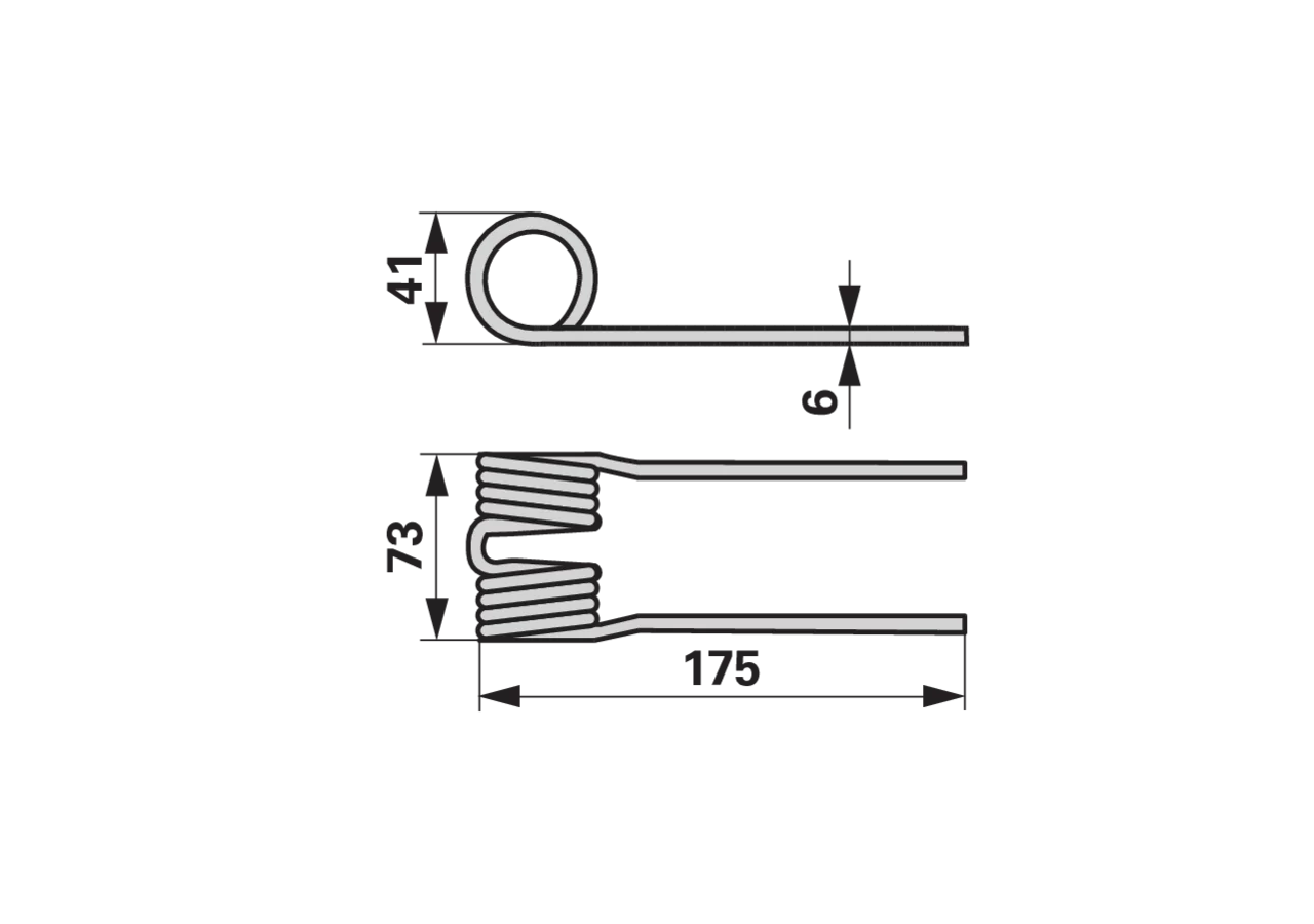 Pick-up-Zinke gerade anstelle Krone 270098361 GartenShop24