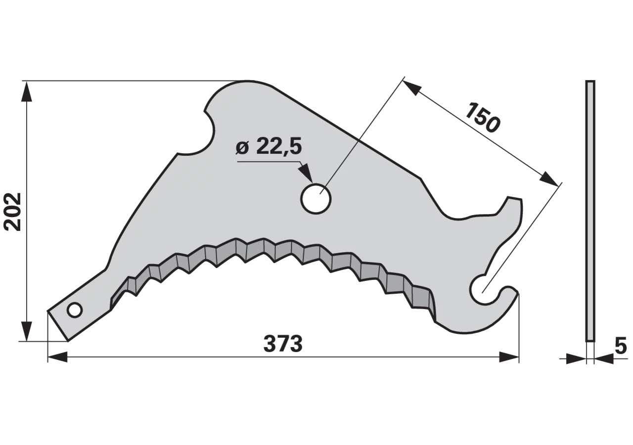 Pressenmesser – passend für Mascar 53001260N GartenShop24