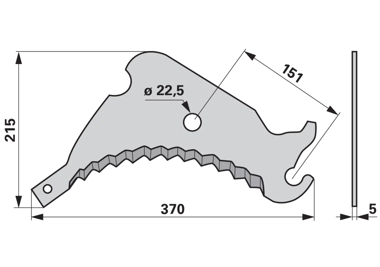 Pressenmesser – passend für Mascar 52000905 GartenShop24