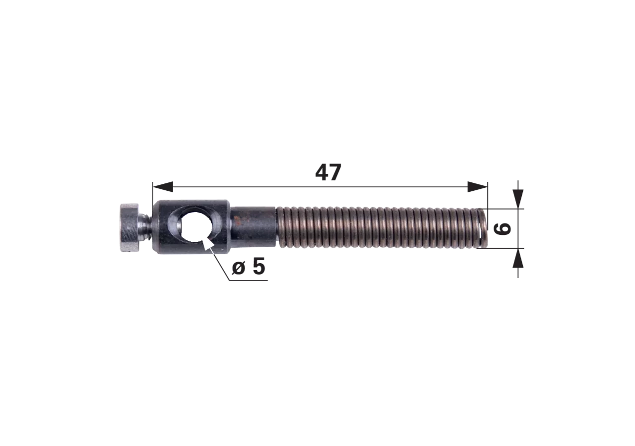 Federhebel für Ballenzähler Welle 5mm GartenShop24