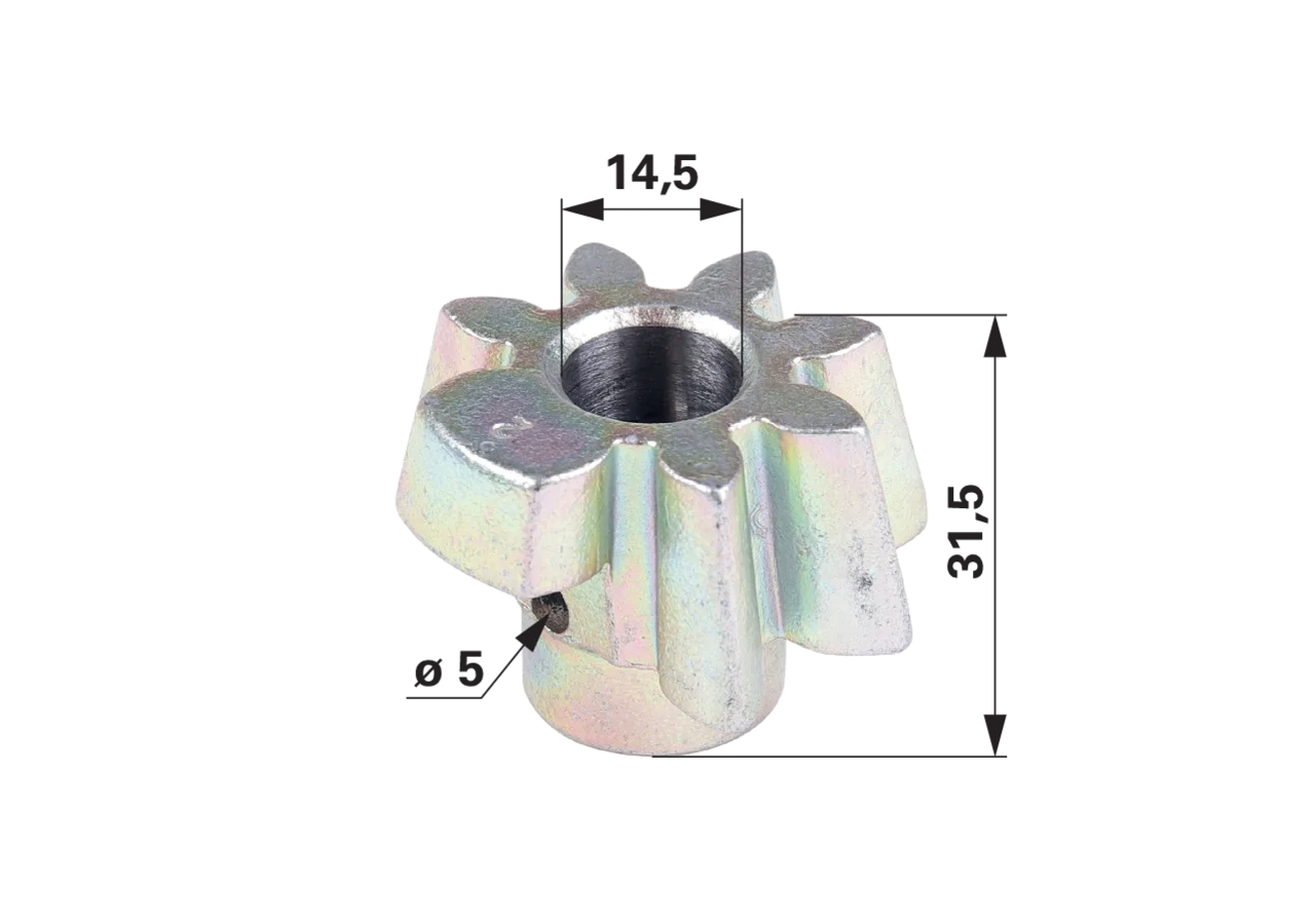 Antriebsritzel – passend für Claas 816667.3 GartenShop24
