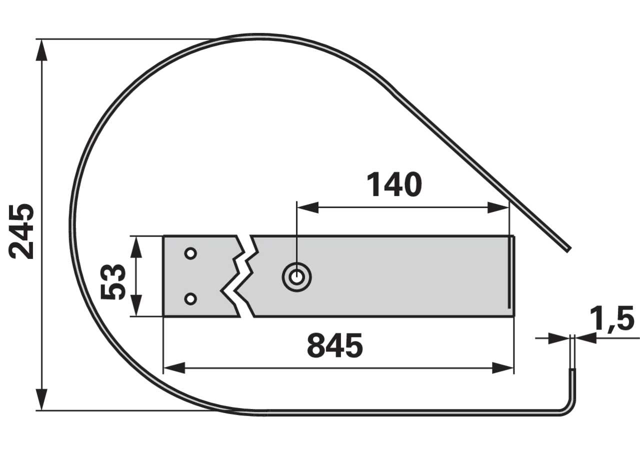 Pick-up Abstreifer – passend für Krone 937963.3 GartenShop24