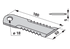 Häckslermesser 180 x 50 x 5 mm – passend für Krone 270034231 GartenShop24