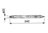 Alu Zinke 22 x 340 mm GartenShop24