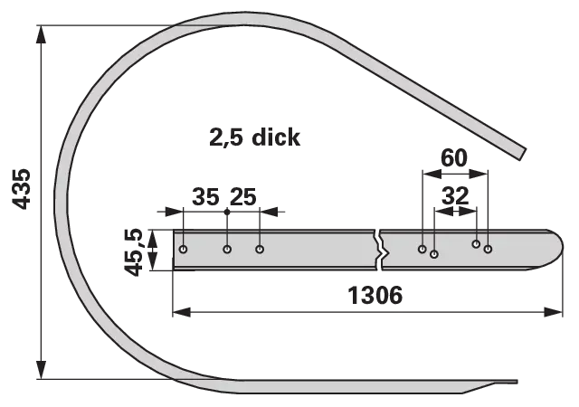 Abstreifer – passend für Welger 1125.42.05.01 GartenShop24