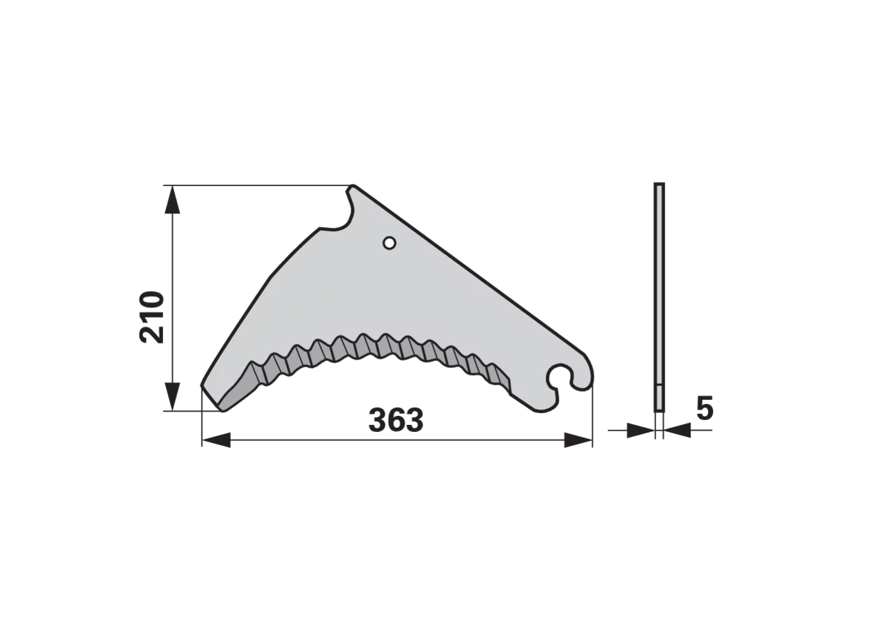 Pressenmesser – passend für Welger 0982.21.05.00 Breite 9 mm GartenShop24