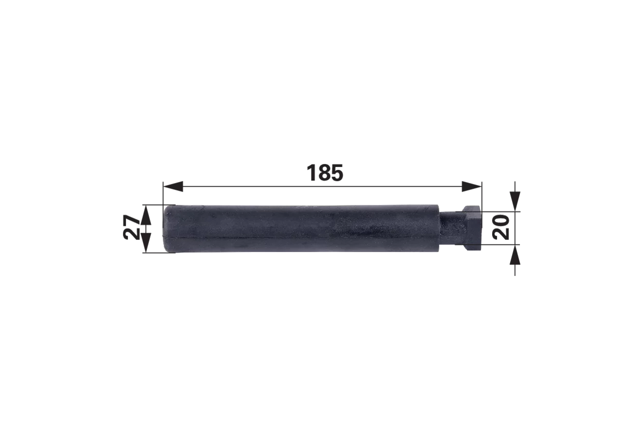 Finger UFK 186 x 28 mm – passend für Grimme 076.04990 GartenShop24