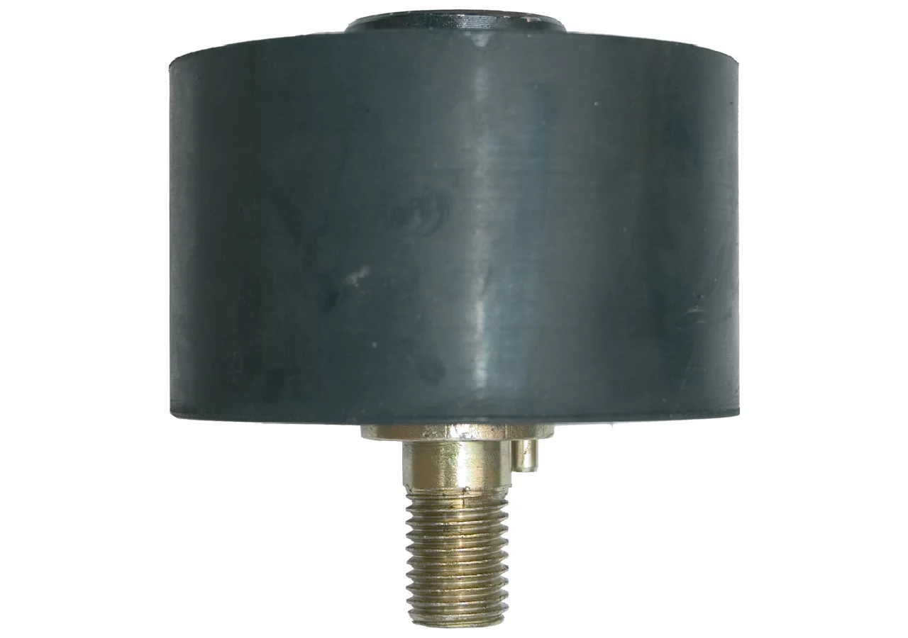 Umlenkrolle gummiert 128 x 80 mm, Gewinde M 24 GartenShop24