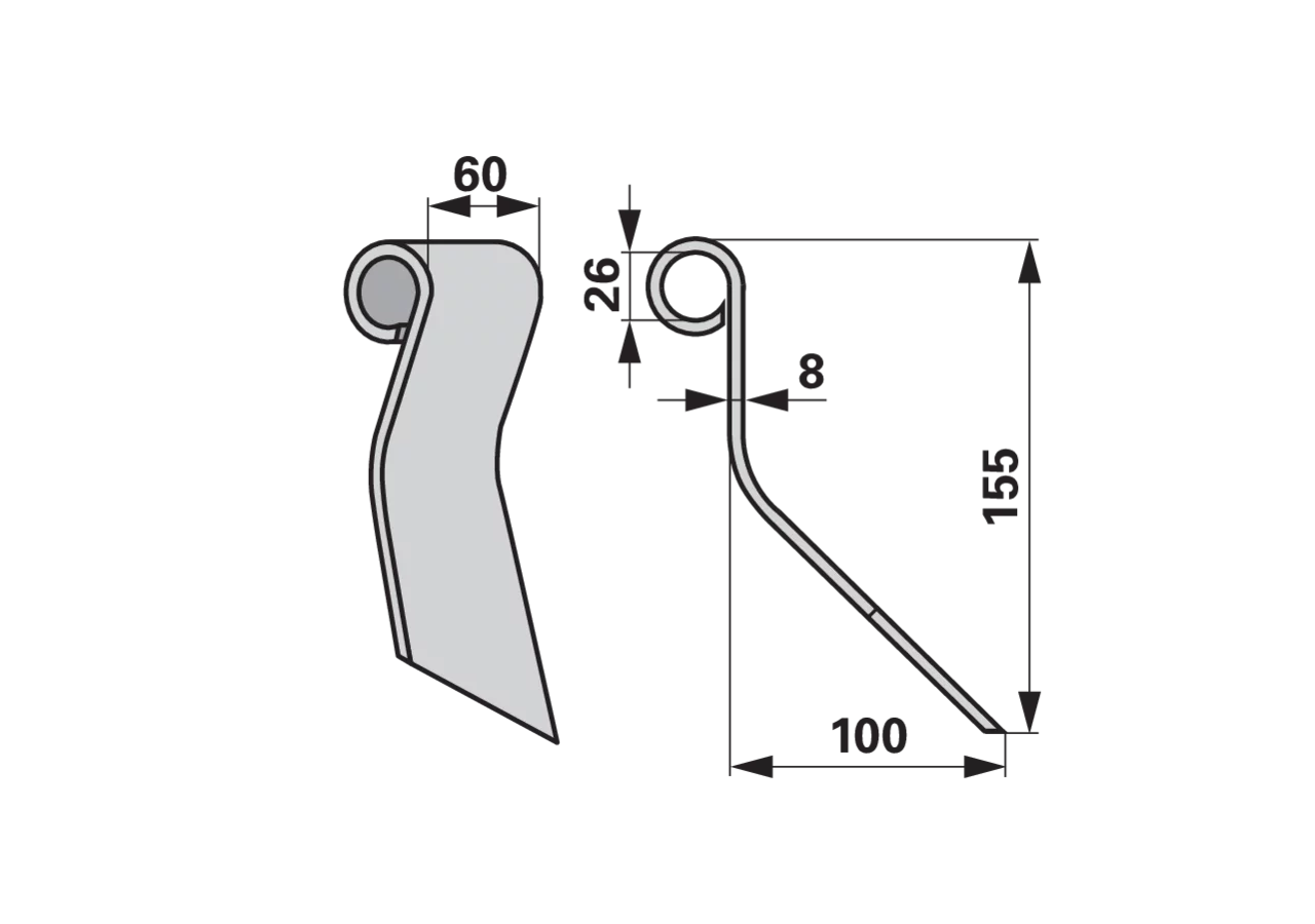 Krautschläger links – passend für Baselier BN1655-LK01094 GartenShop24