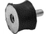 Rundpuffer AD 39 x H 25 mm, M10 – passend für Aebi AM2006504 GartenShop24