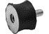 Rundpuffer AD 39 x H 25 mm, M10 – passend für Aebi AM2006504 GartenShop24