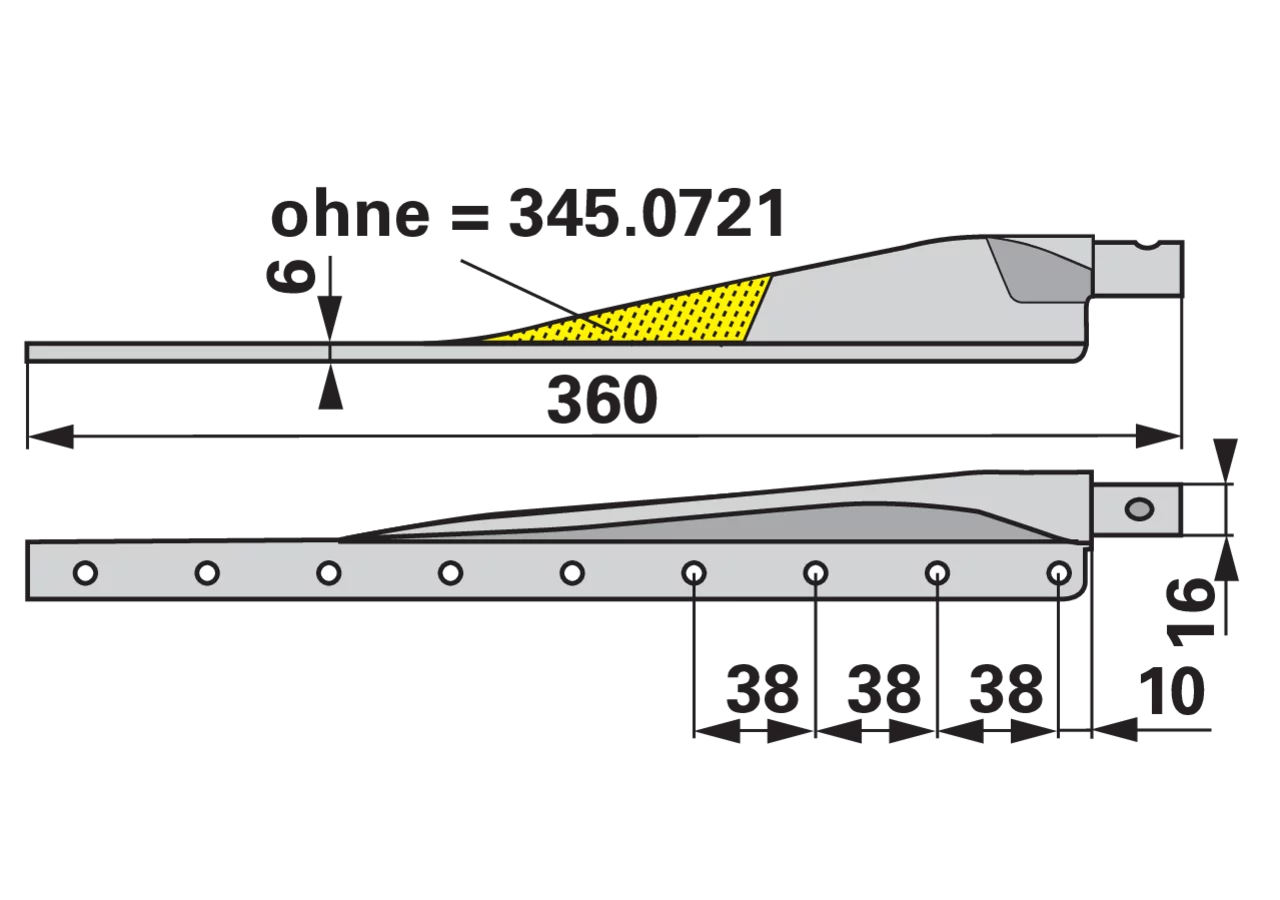 Untermesserkopf ESM 3450700 ESM