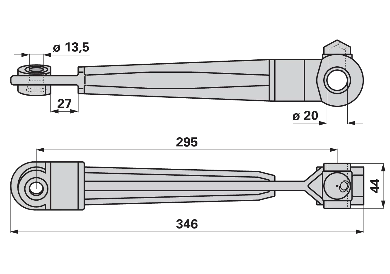 Schwinghebel – passend für BCS 592.90025 GartenShop24
